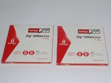 2 Genuine Iomega Zip 100MB