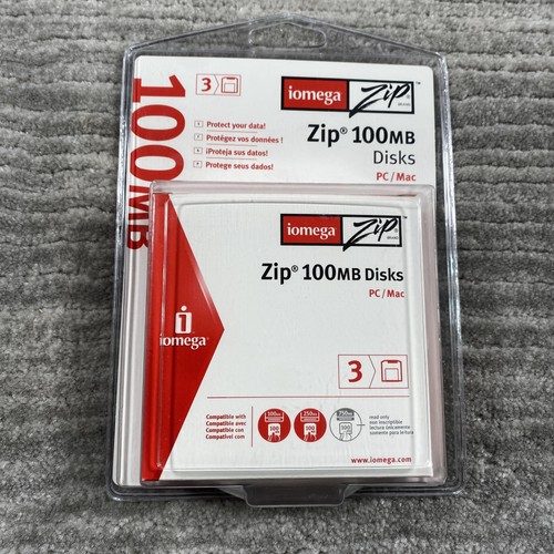 Iomega zip 100mb - disks, 3
