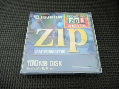 Zip disk 100mb blank new - zip,