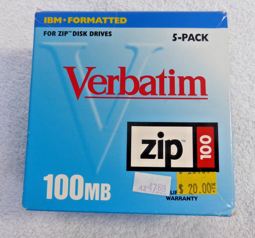 Lot verbatim zip disks - 4,