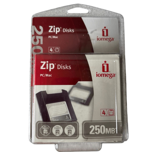 New sealed iomega - zip, disks