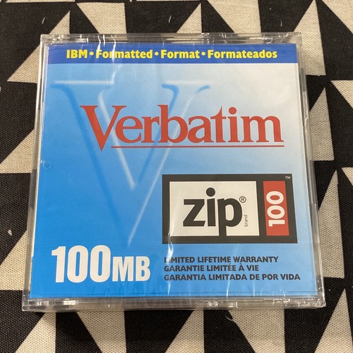 Verbatim zip disk - zip, 100mb