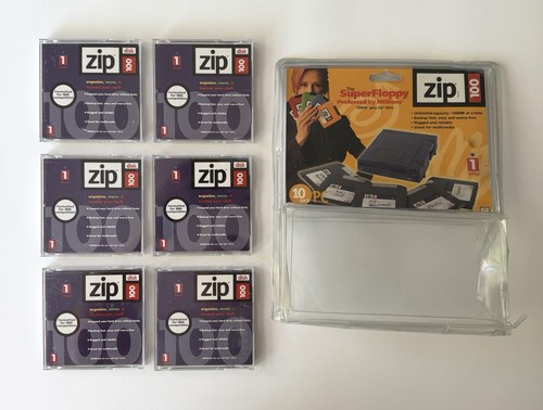 Lot iomega zip 100mb - of,