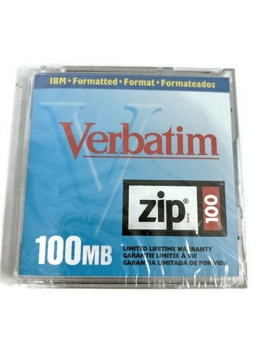 Verbatim zip disk 100mb - verbatim,