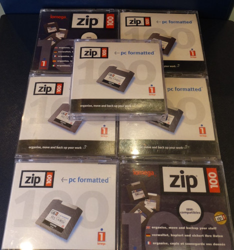Iomega zip 100mb disks - zip, of