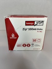 9 iOmega Zip 100 Disks, New