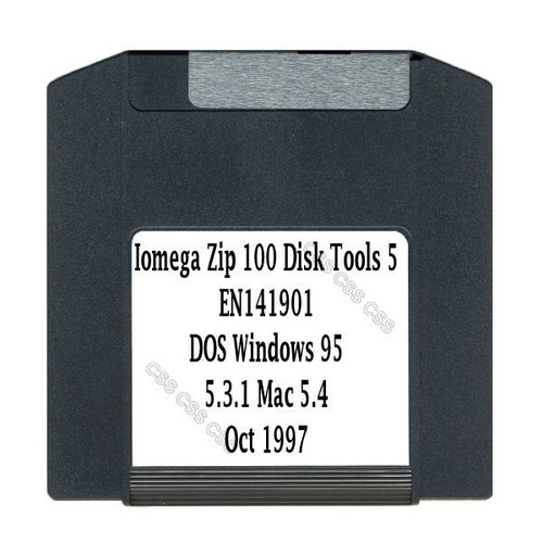 Iomega zip 100 disk tools - zip,