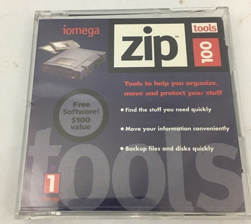 Iomega zip 100 tools - iomega,