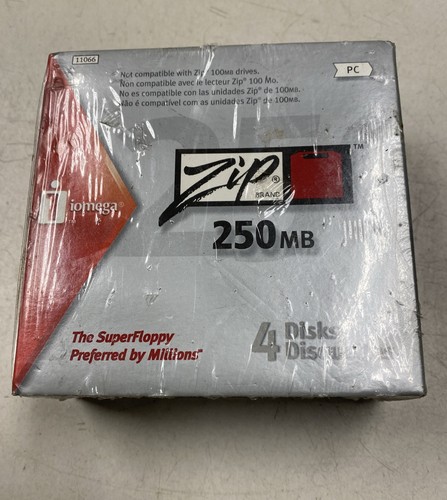 New sealed iomega zip 250mb - iomega,