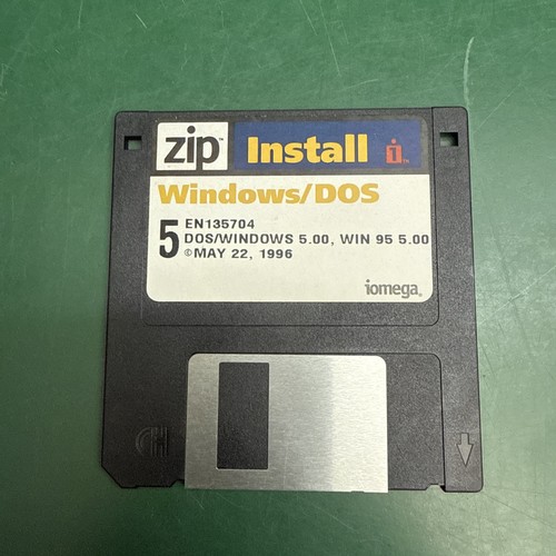 Vintage iomega zip install - iomega,