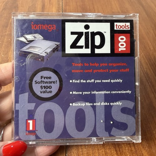 Iomega zip 100mb tools - zip,
