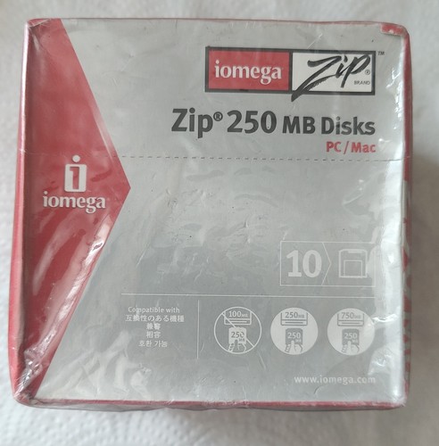 Iomega zip mac - pc/mac, 250mb