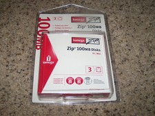 3 iomega Zip 100 MB Disks