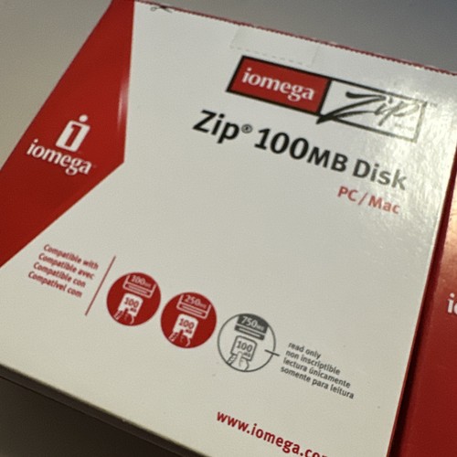 Genuine iomega zip - zip, 100mb