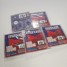 5 Bundle - Maxell 100 MB Zip